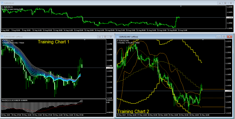 Training Chart Generator/Controller - indicator for MetaTrader 4
