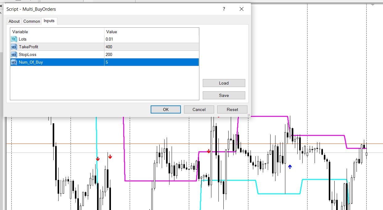 Multi BuyOrders - script for MetaTrader 4