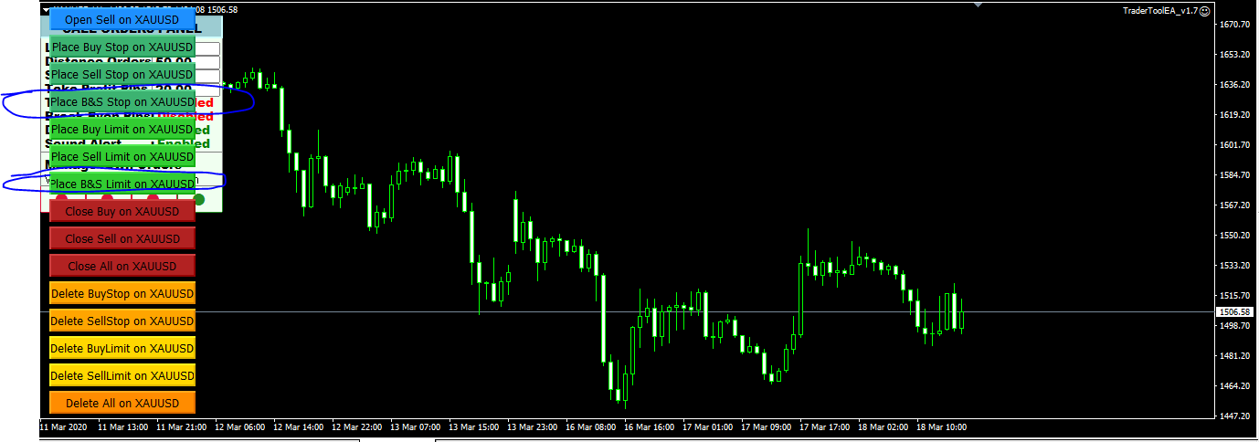 TraderToolEA - expert for MetaTrader 4