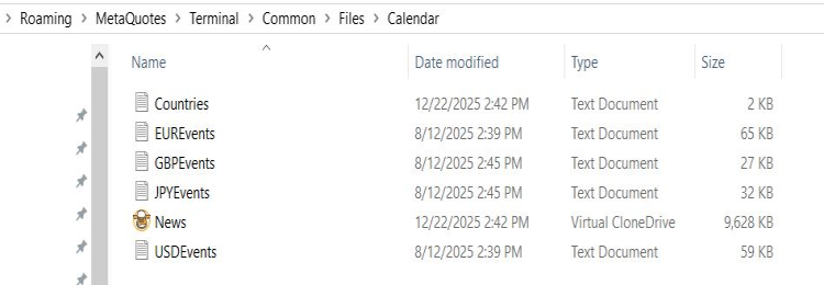 Calendar-Based Backtesting: an Event-Driven Trading EA - library for MetaTrader 5