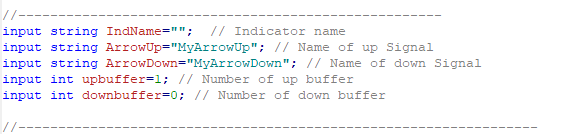 ArrowDrawingIndiEu - script for MetaTrader 5