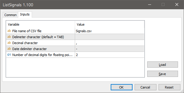 Listing all MT5 Signals' properties to a CSV file - script for MetaTrader 5