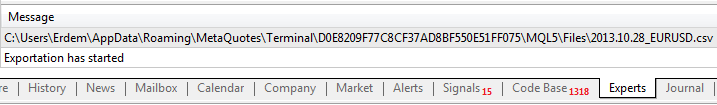 Ask Bid Ticks - expert for MetaTrader 5
