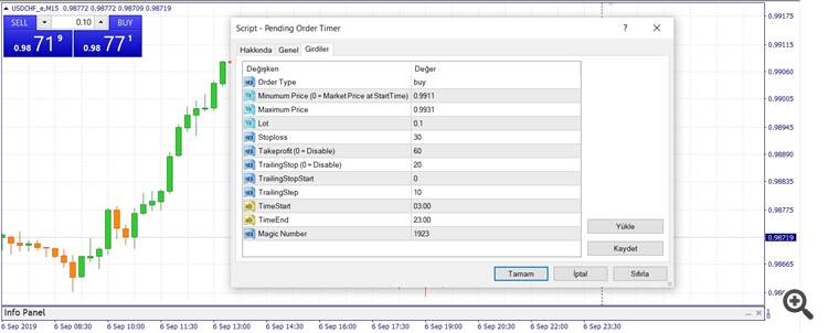 Pending Order Timer on Closed Market - script for MetaTrader 4