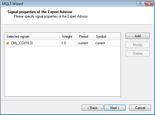 MQL5 Wizard - Trade Signals Based on Bullish/Bearish Meeting Lines + CCI - expert for MetaTrader 5