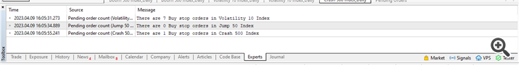 Pending Order count-BUY STOPS - script for MetaTrader 5