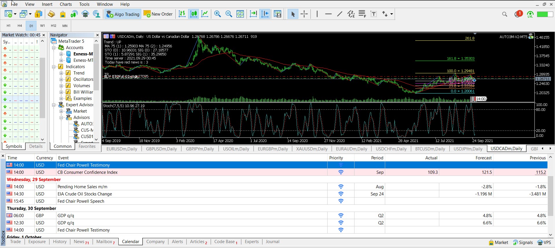 Sample detect economic calendar - expert for MetaTrader 5