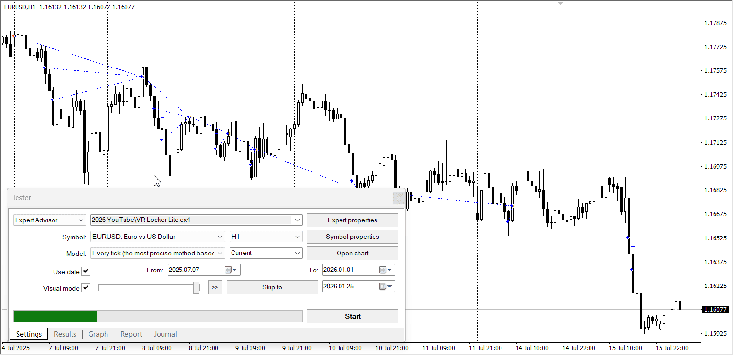 VR Locker Lite - Trading strategy based on a positive lock - expert for MetaTrader 4