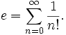 Euler - Euler number calculation - script for MetaTrader 4