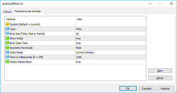 Renko 2.0 Offline - library for MetaTrader 5