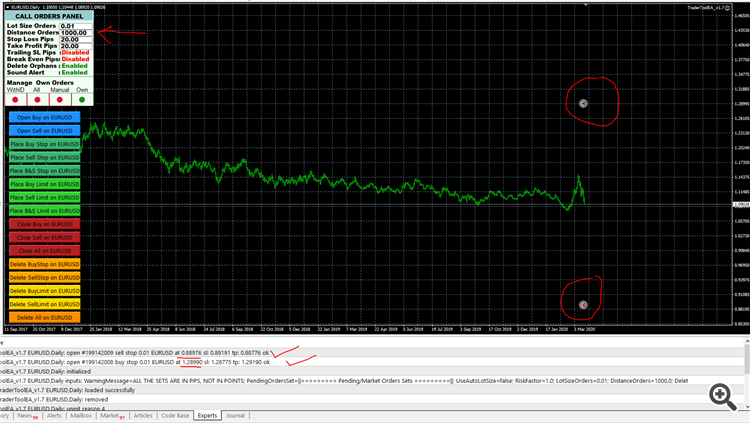 TraderToolEA - expert for MetaTrader 4