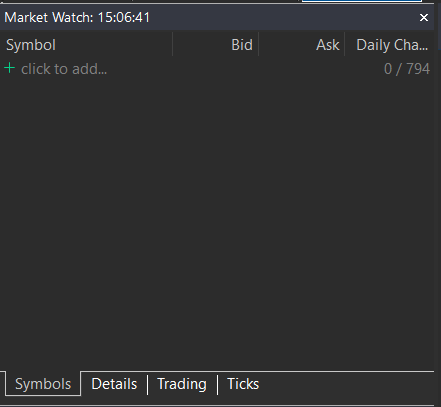 Clean Market Watch - Removes All Symbols In the Market Watch Windows In One Go - script for MetaTrader 5