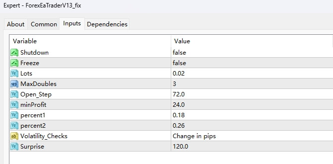 ForexEaTraderV13_fix 截图