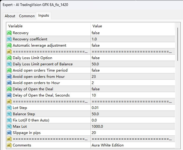 AI TradingVision GPX EA_fix_1420 截图