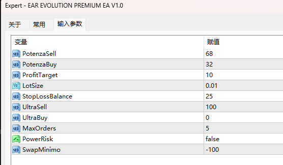 EAR EVOLUTION PREMIUM EA V1.0 截图