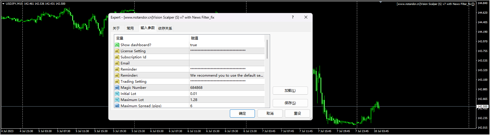 Vision Scalper (S) v7 带新闻 Filter_fix 截图