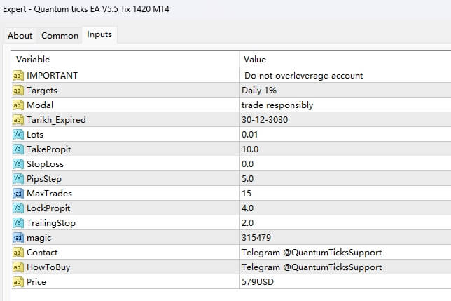 量子报价 EA V5.5_fix 1420 MT4 截图