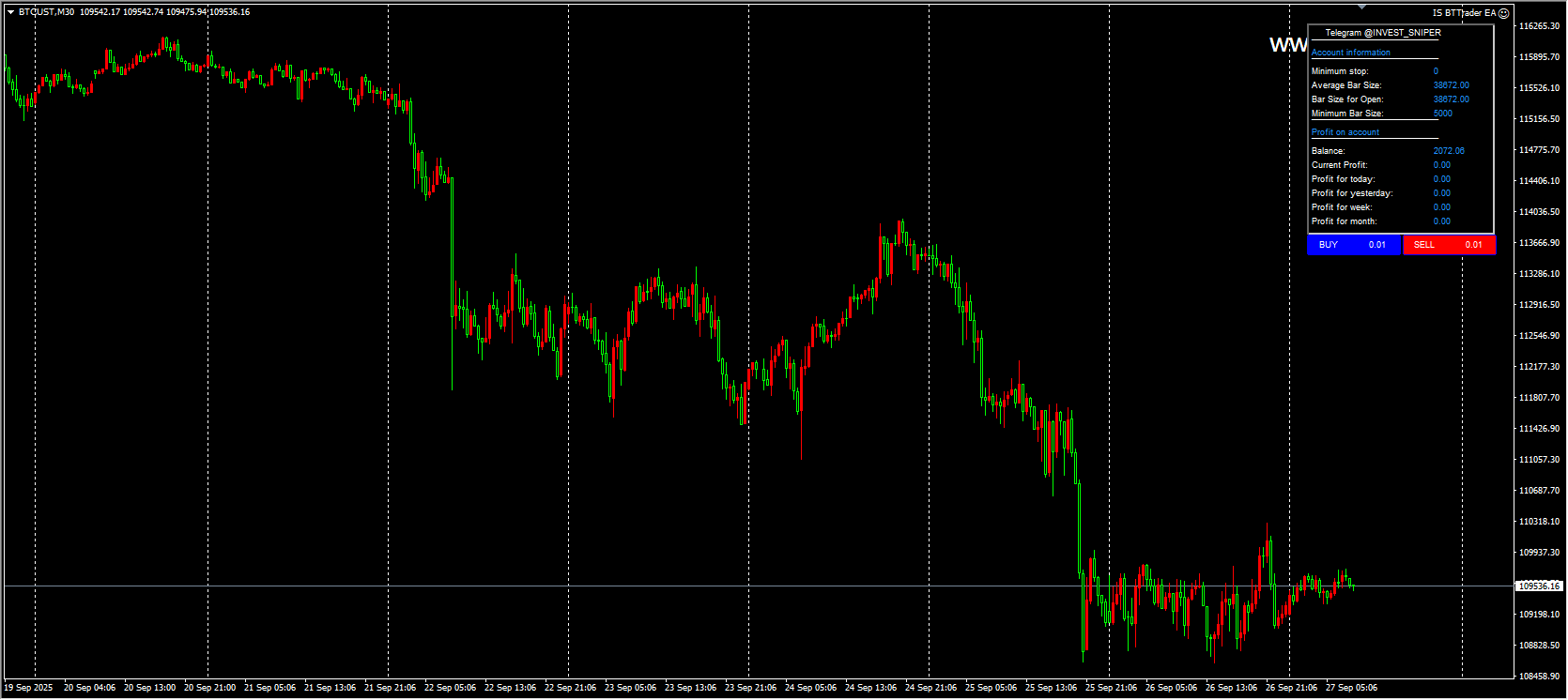 IS BTTrader EA 截图