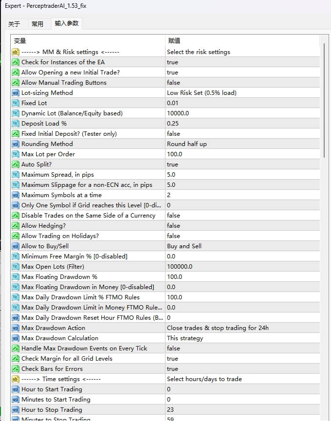 PerceptraderAI_1.53_fix 截图