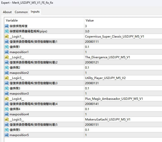 Merit_USDJPY_M5_V1_FE 截图