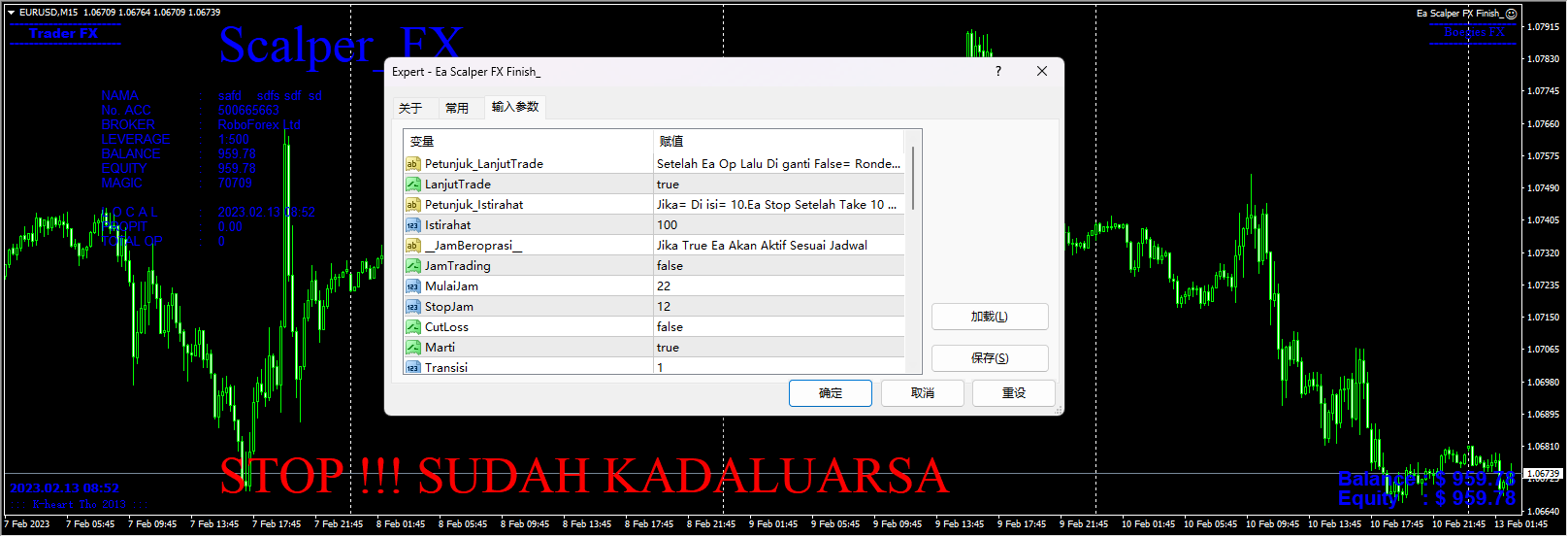 Ea Scalper FX Finish_ 截图