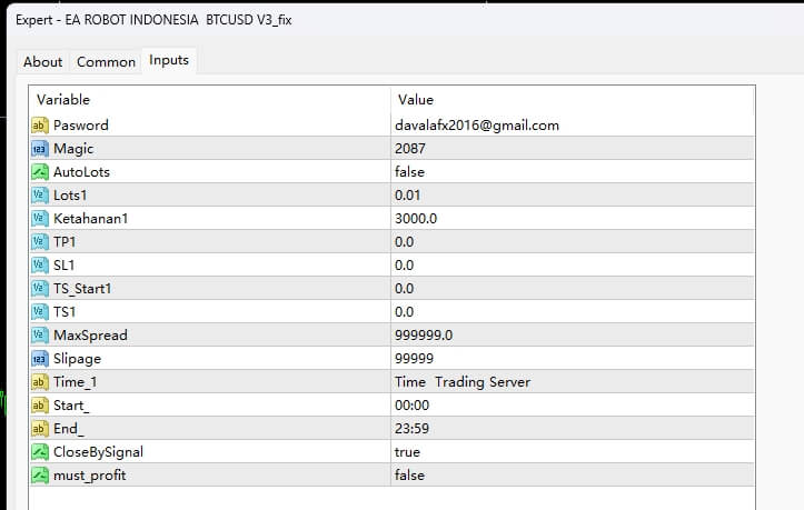 EA ROBOT 印度尼西亚 BTCUSD V3_fix 截图