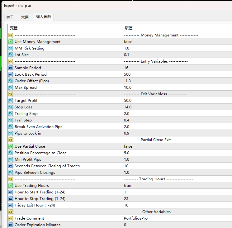 PortfolioPro MT4 截图