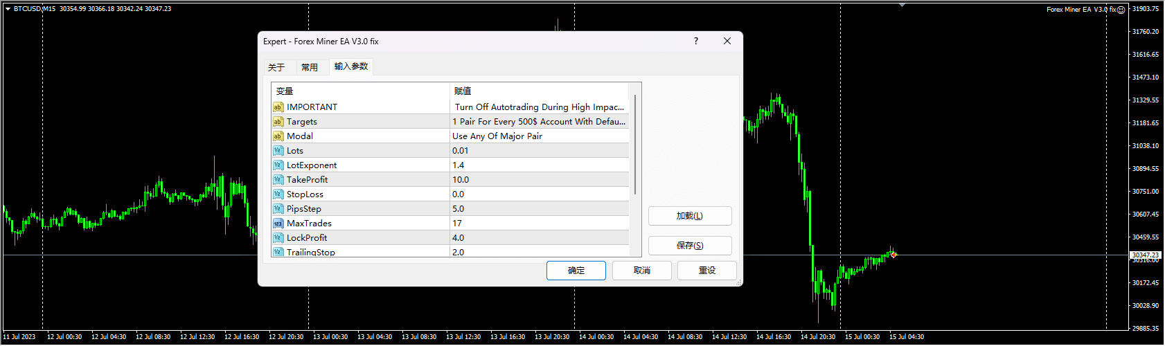 外汇矿工 EA V3.0 修复 截图