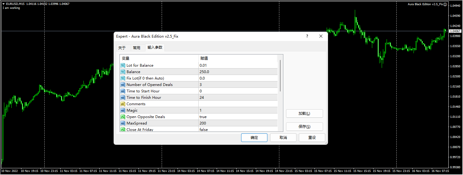 Aura Black 版 2.5 MT4 修复 截图