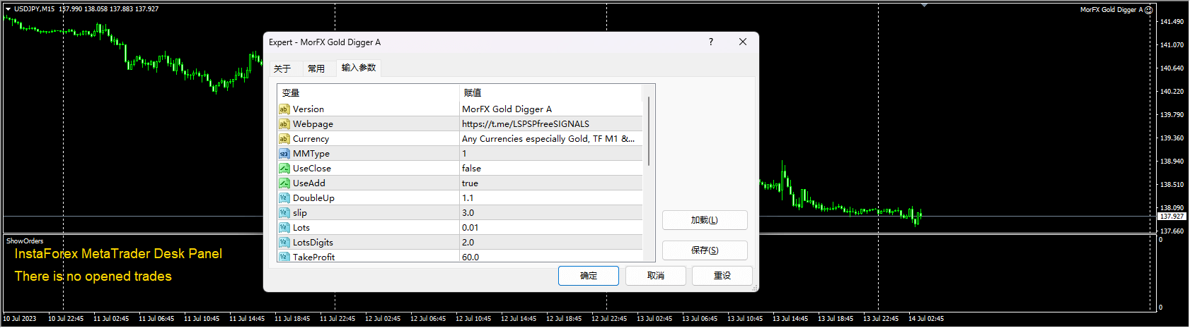 MorFX Gold Digger EA 截图