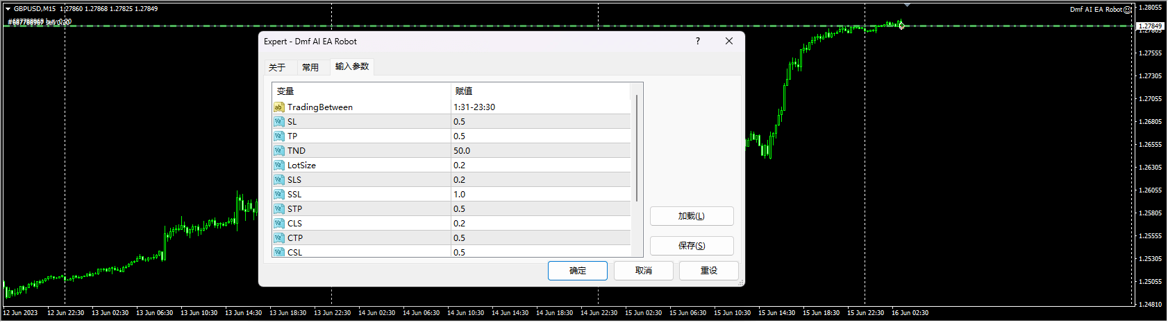 Dmf AI EA 机器人 截图