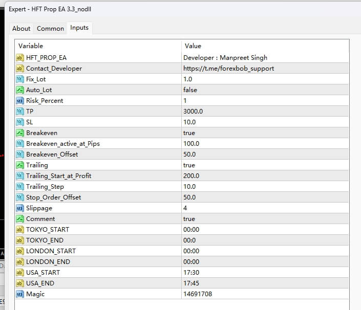 HFT Prop EA 3.3_nodll 截图