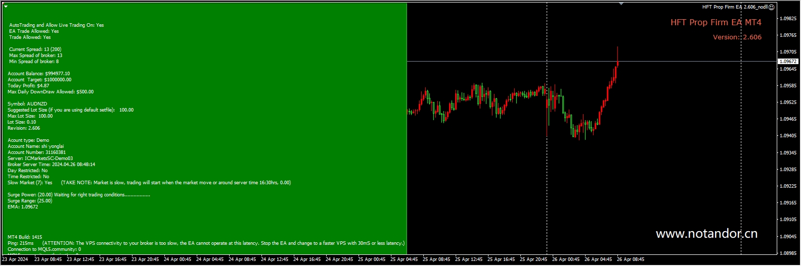 HFT 道具公司 EA 2.606_nodll 截图