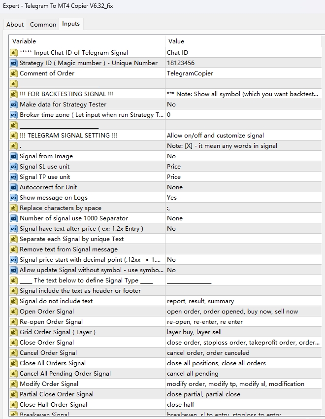 Telegram To MT4 Copier V6.32_fix 截图