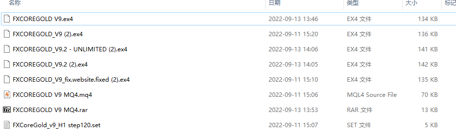 FXCOREGOLD V9 MQ4 截图