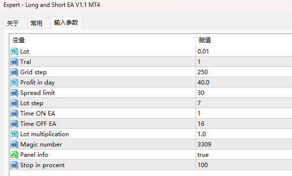 多空 EA V1.1 MT4 截图