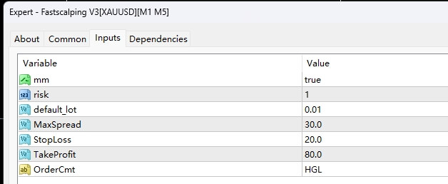 快速倒卖V3[XAUUSD][M1 M5] 截图