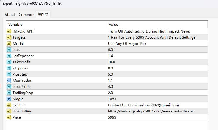 Signalspro007 EA V6.0 _fix_fix 截图