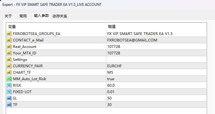FX ViP SMART SAFE TRADER EA V1.5_真实账户 截图