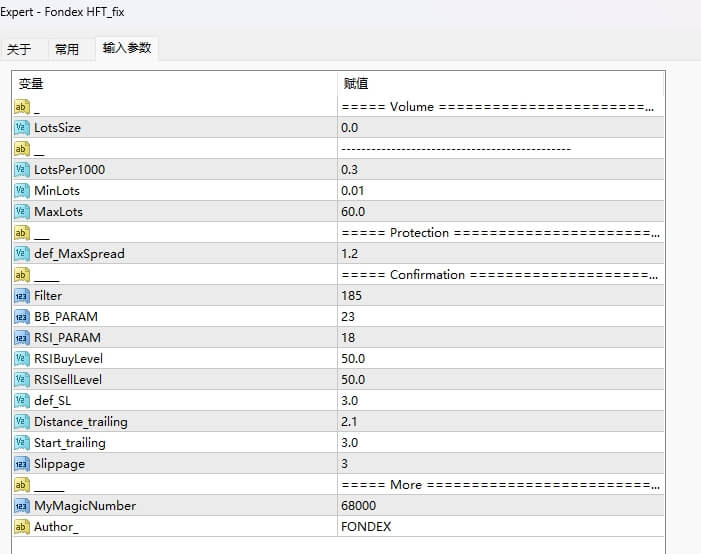Fondex HFT_fix 截图