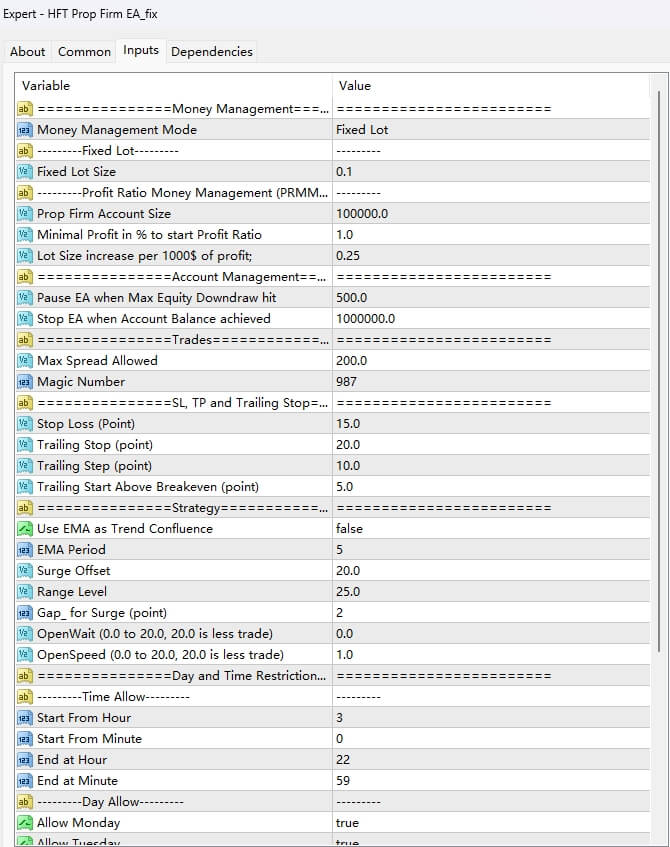 HFT 道具公司 EA_fix 截图