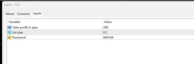 TLO XAUUSD M5密码 600144 截图