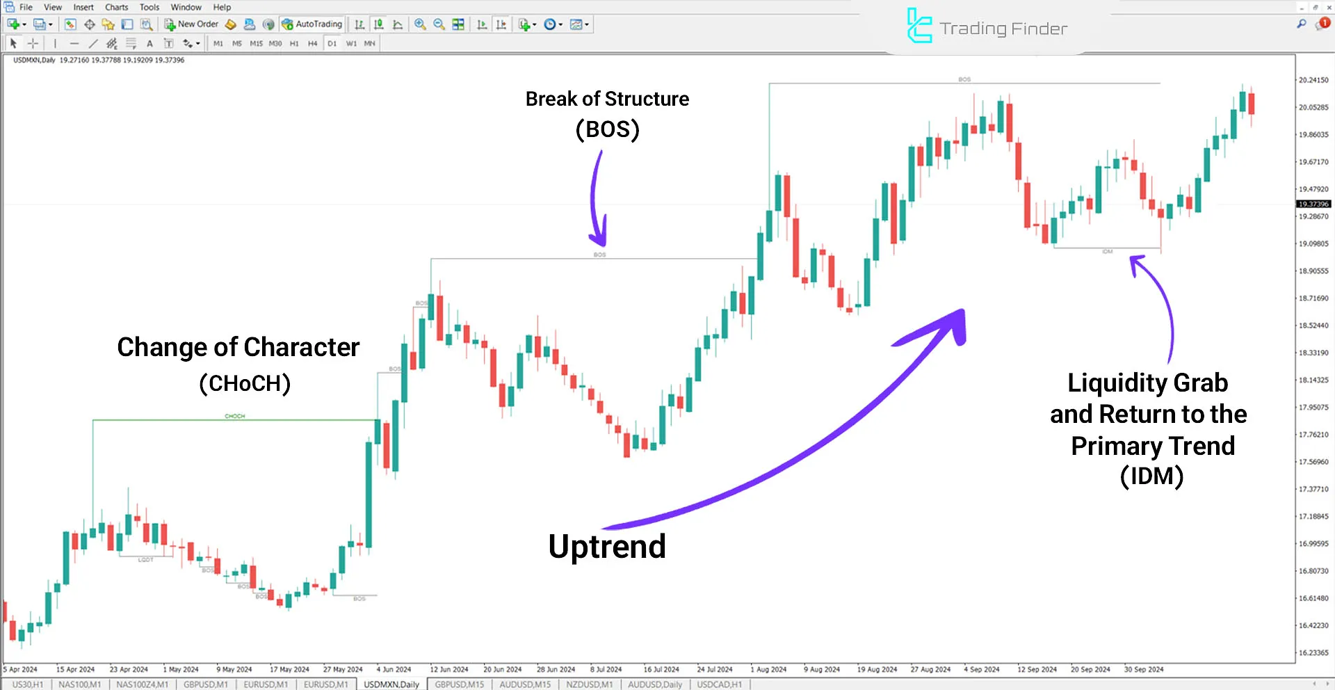 USD to MXN Liquidity Hunt