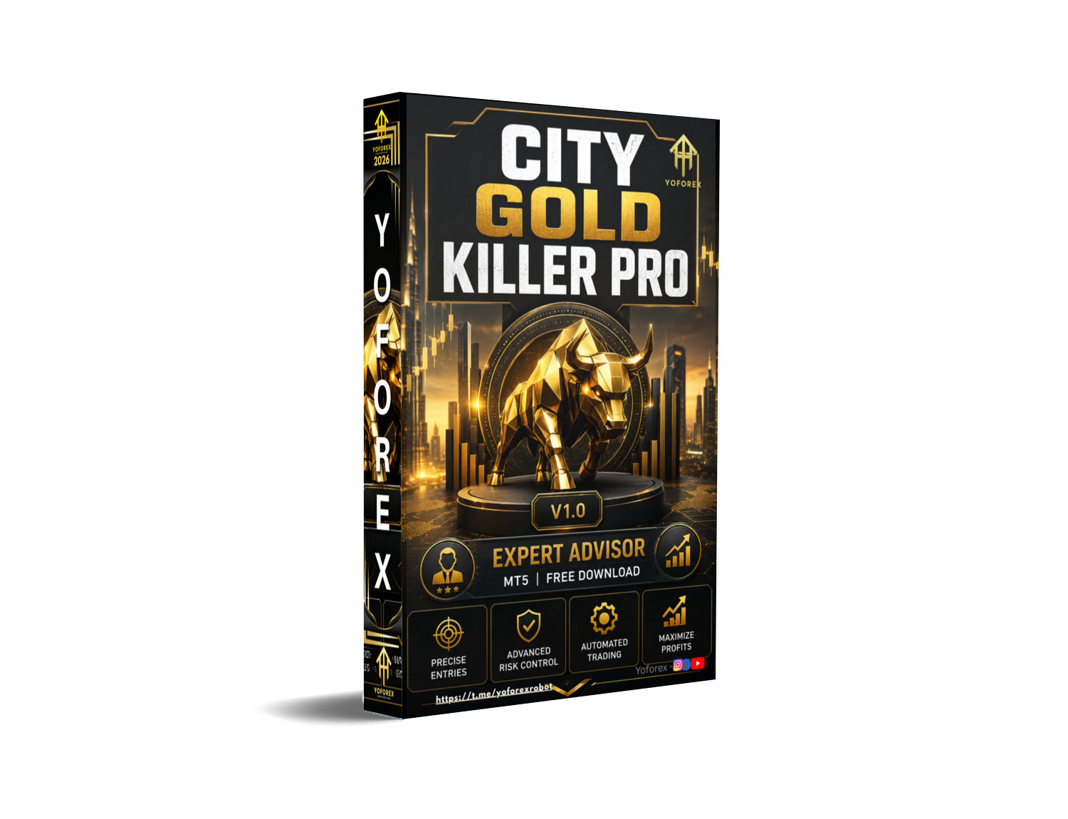 城市黄金杀手 PRO EA V1.0 MT5 CITY GOLD KILLER PRO EA V1.0 MT5