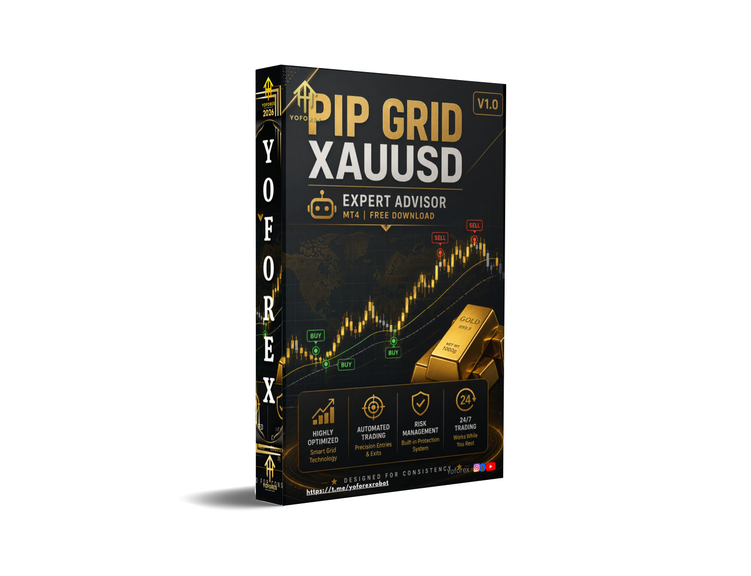 PIP GRID XAUUSD EA V1.0 MT4