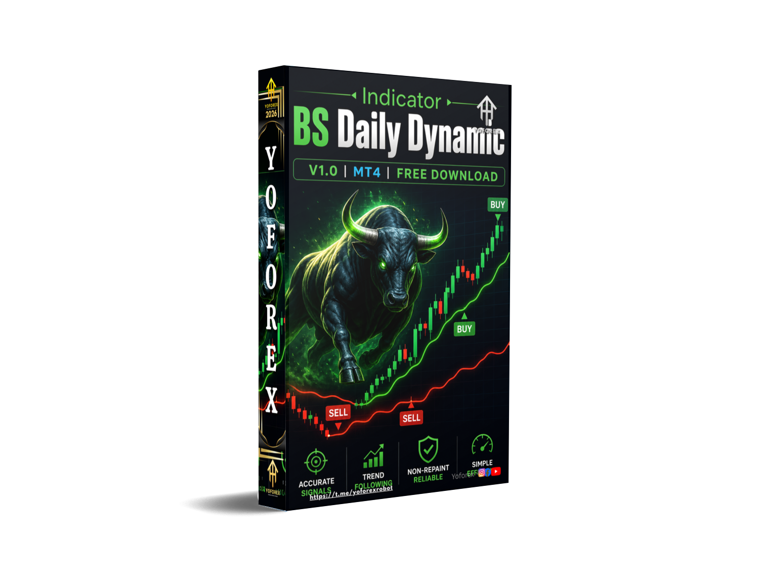 BS每日动态指标V1.0 MT4 BS Daily Dynamic Indicator V1.0 MT4