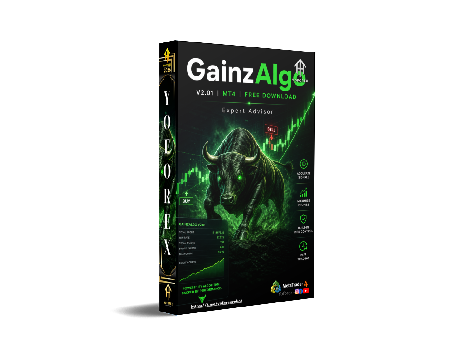 GainzAlgo EA V2.01 MT4