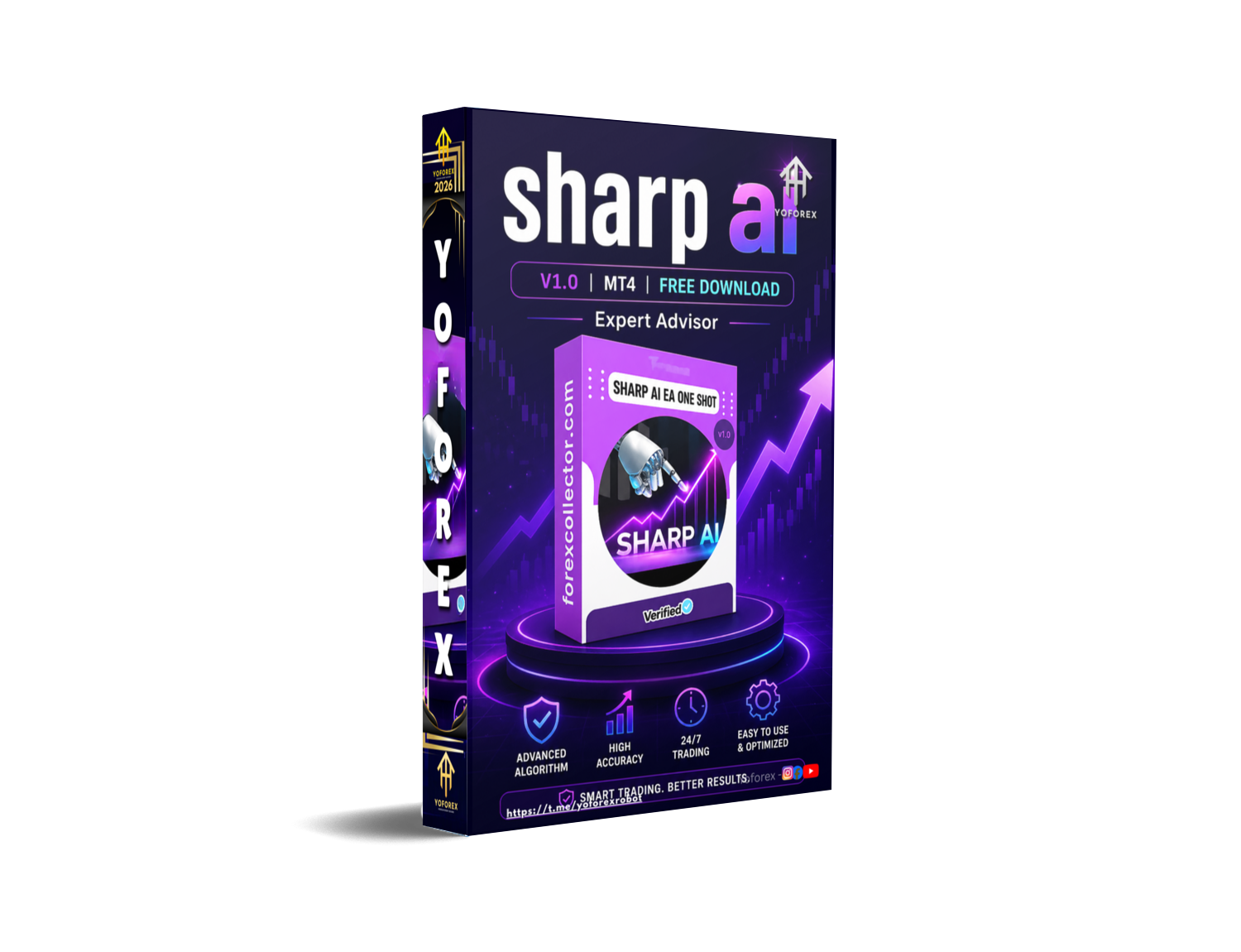 锐爱EA V1.0 MT4 sharp ai EA V1.0 MT4