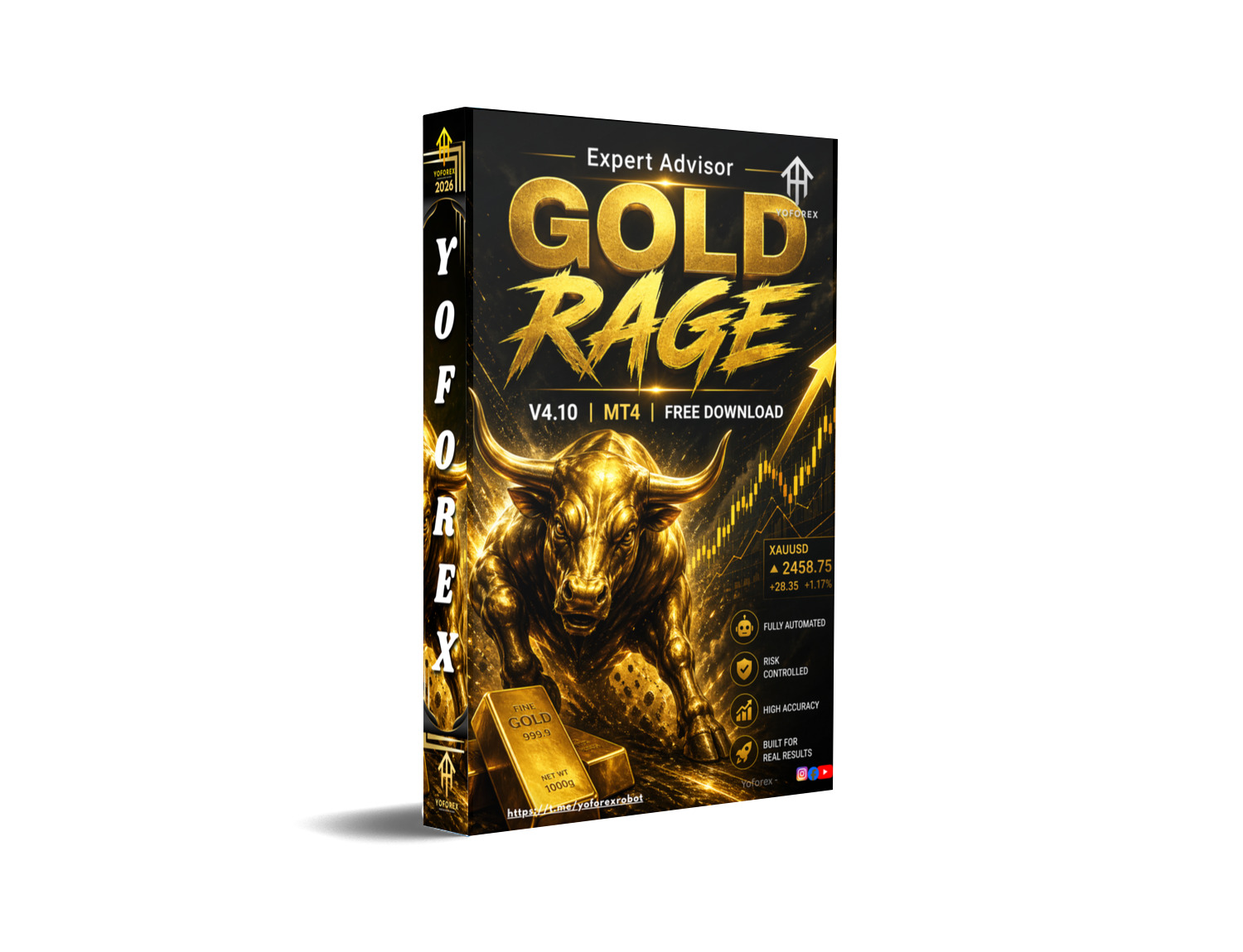 黄金之怒 EA V4.10 MT4 Gold Rage EA V4.10 MT4