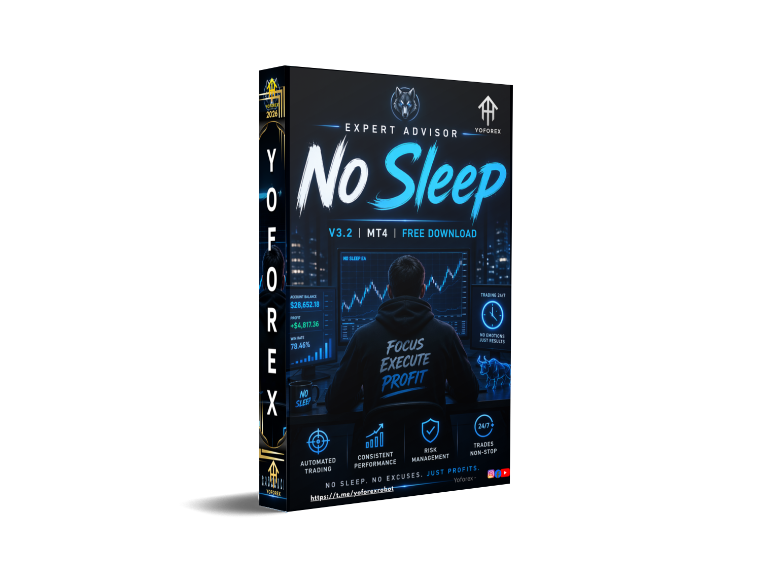 无睡眠 EA V3.2 MT4 No Sleep EA V3.2 MT4
